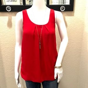 Express red dress tank top
